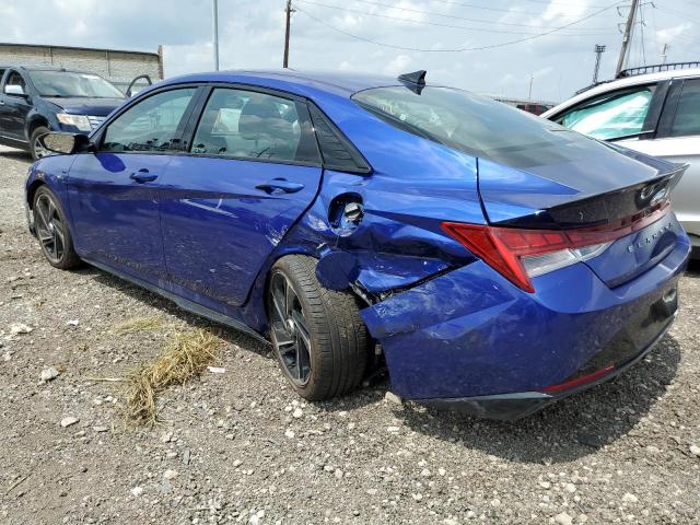 KMHLR4AF4PU495248 - 2023 HYUNDAI ELANTRA N LINE BLUE photo 2