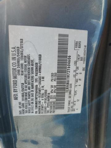 1LNHM81W72Y604606 - 2002 LINCOLN TOWN CAR EXECUTIVE BLUE photo 12