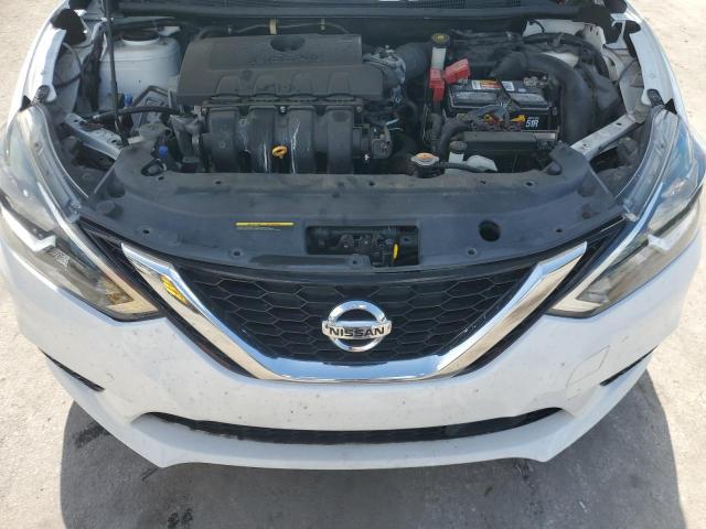 3N1AB7AP3KY288613 - 2019 NISSAN SENTRA S WHITE photo 11