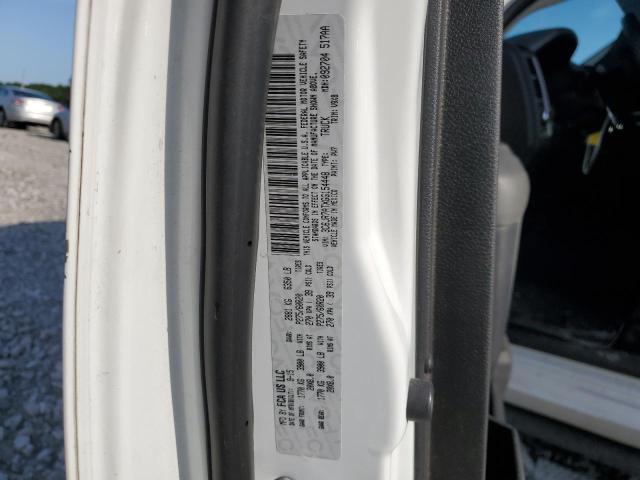 3C6JR7ATXGG154448 - 2016 RAM 1500 ST WHITE photo 12