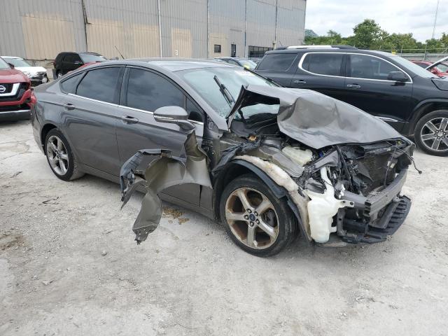 3FA6P0HR7DR157643 - 2013 FORD FUSION SE GRAY photo 4