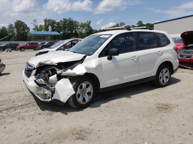 JF2SJAAC3EH479609 - 2014 SUBARU FORESTER 2.5I WHITE photo 1