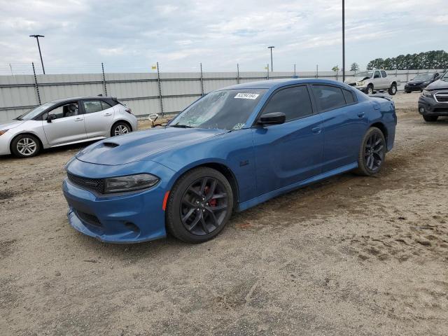 2C3CDXCT6LH184137 - 2020 DODGE CHARGER R/T BLUE photo 1