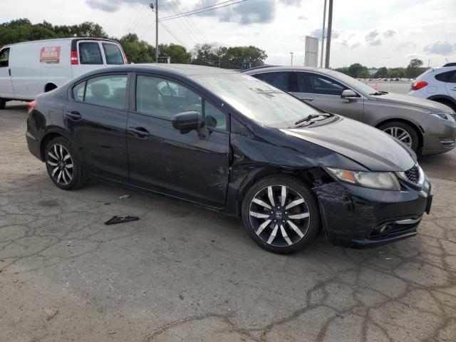 19XFB2F95EE223655 - 2014 HONDA CIVIC EXL შავი ფოტო 4