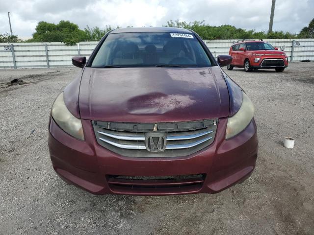 1HGCP2F33CA207200 - 2012 HONDA ACCORD LX BURGUNDY photo 5