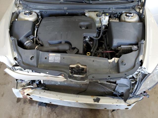 1G1ZC5E0XCF252529 - 2012 CHEVROLET MALIBU 1LT ოქროსფერი ფოტო 11