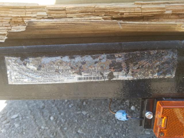 4YMBU1217LG059399 - 2020 UTILITY TRAILER 黑色 照片 10