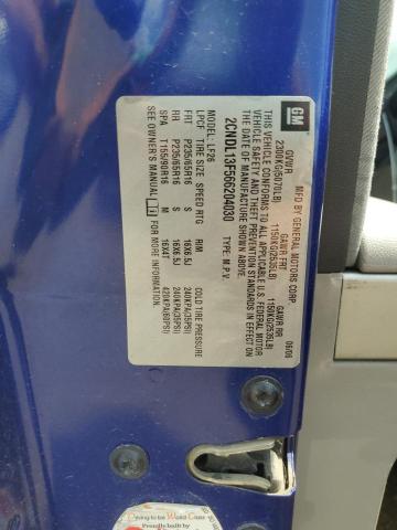 2CNDL13F566204030 - 2006 CHEVROLET EQUINOX LS BLUE photo 13