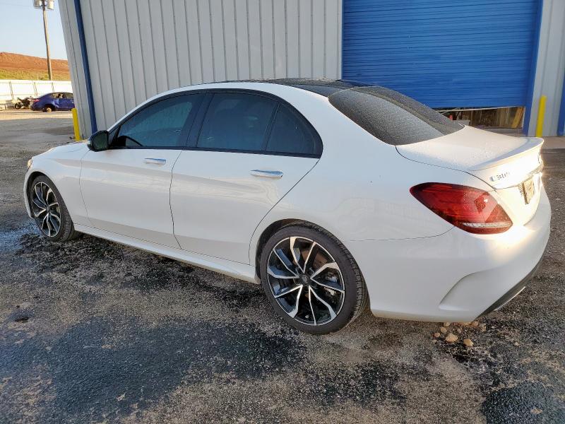 55SWF8EBXKU316946 - 2019 MERCEDES-BENZ C 300 4MATIC WHITE photo 2