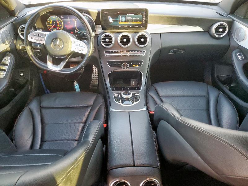 55SWF8EBXKU316946 - 2019 MERCEDES-BENZ C 300 4MATIC WHITE photo 8