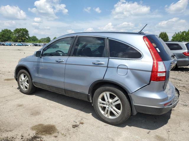 5J6RE3H70BL041350 - 2011 HONDA CR-V EXL BLUE photo 2