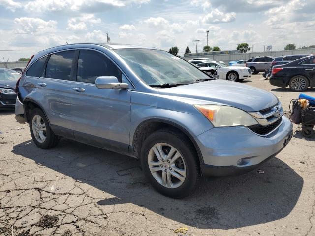 5J6RE3H70BL041350 - 2011 HONDA CR-V EXL BLUE photo 4