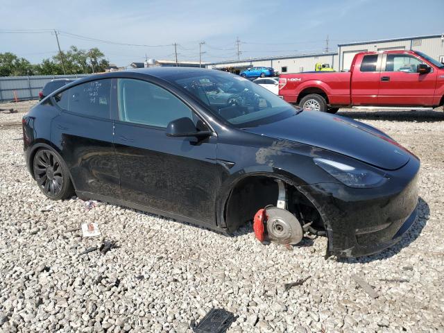 7SAYGDEF4NF465203 - 2022 TESLA MODEL Y BLACK photo 4