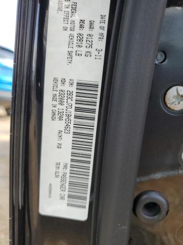 2B3CJ7DJ1BH554623 - 2011 DODGE CHALLENGER SRT-8 黑色 照片 12