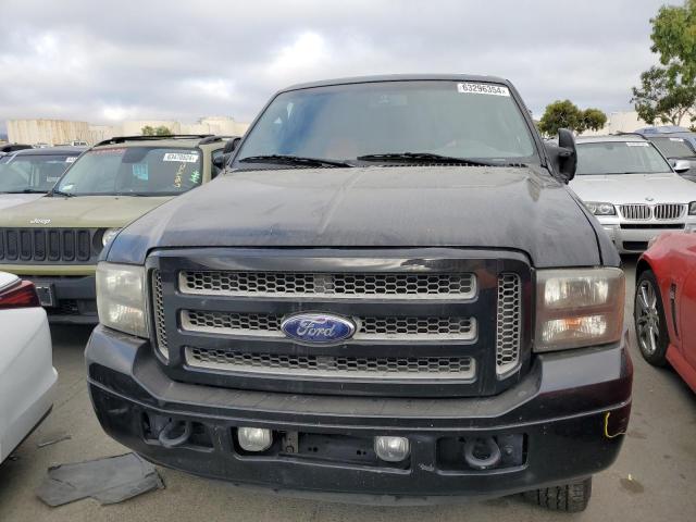 1FTSW21P97EA05192 - 2007 FORD F250 SUPER DUTY BLACK photo 5