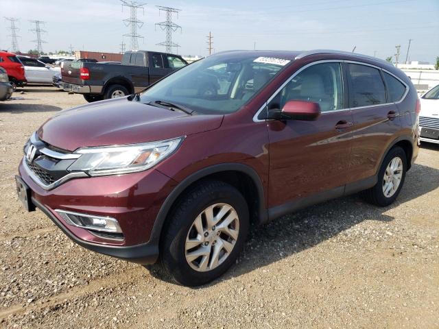 5J6RM4H71GL124222 - 2016 HONDA CR-V EXL BURGUNDY photo 1