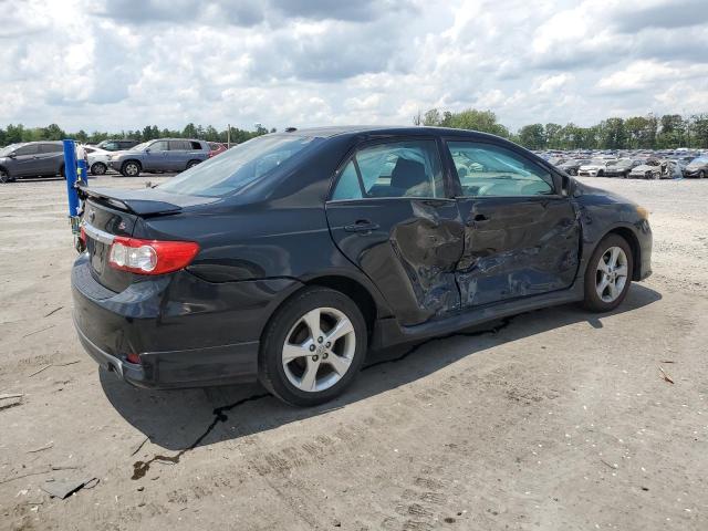 2T1BU4EE6BC671450 - 2011 TOYOTA COROLLA BASE BLACK photo 3