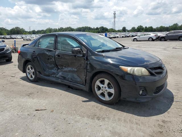 2T1BU4EE6BC671450 - 2011 TOYOTA COROLLA BASE BLACK photo 4