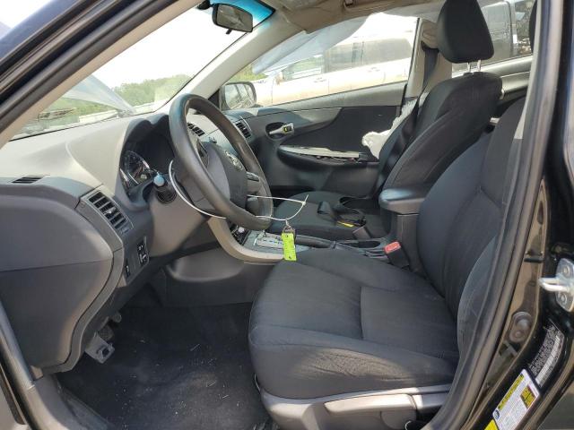 2T1BU4EE6BC671450 - 2011 TOYOTA COROLLA BASE BLACK photo 7