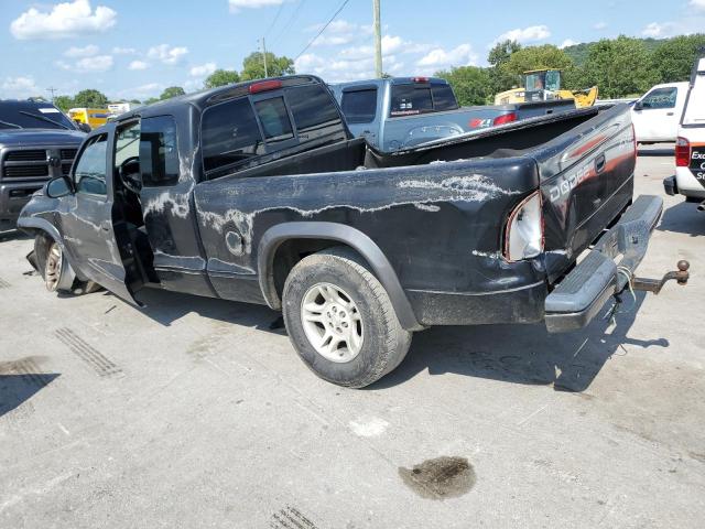 1B7GG12X52S724056 - 2002 DODGE DAKOTA BASE BLACK photo 2