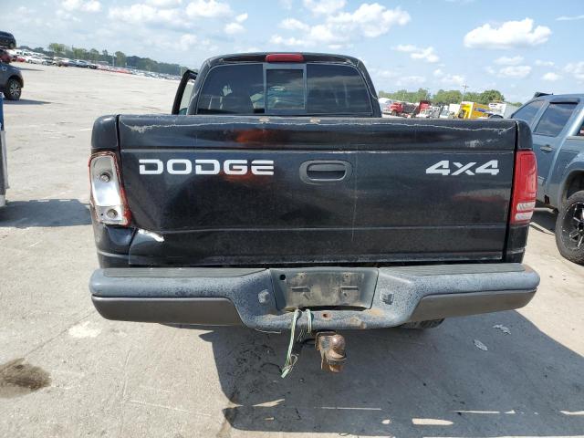 1B7GG12X52S724056 - 2002 DODGE DAKOTA BASE BLACK photo 6