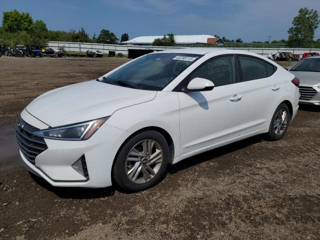 5NPD84LFXKH431310 - 2019 HYUNDAI ELANTRA SEL WHITE photo 1