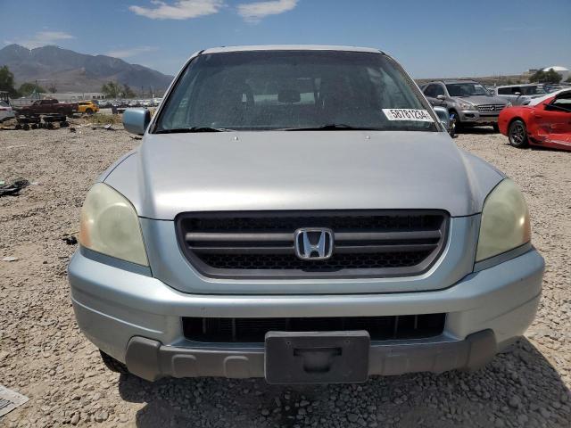 2HKYF18563H590249 - 2003 HONDA PILOT EXL BLUE photo 5