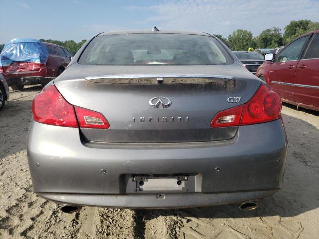 JN1CV6APXCM626331 - 2012 INFINITI G37 BASE GRAY photo 6