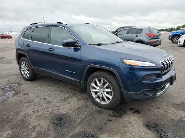 1C4PJMDX3JD609393 - 2018 JEEP CHEROKEE LIMITED BLUE photo 4