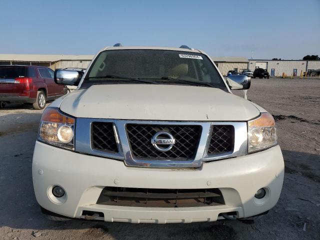 5N1BA0NFXDN614061 - 2013 NISSAN ARMADA PLATINUM WHITE photo 5