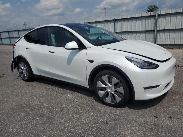 5YJYGDEEXMF299157 - 2021 TESLA MODEL Y WHITE photo 4