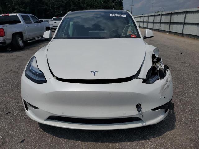 5YJYGDEEXMF299157 - 2021 TESLA MODEL Y WHITE photo 5
