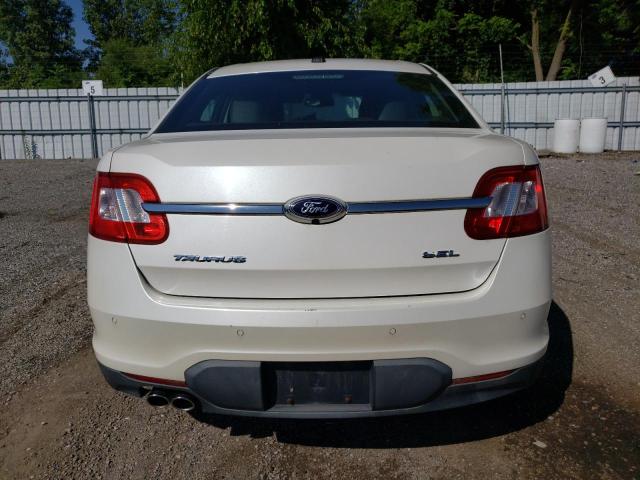 1FAHP2EW8AG164067 - 2010 FORD TAURUS SEL WHITE photo 6