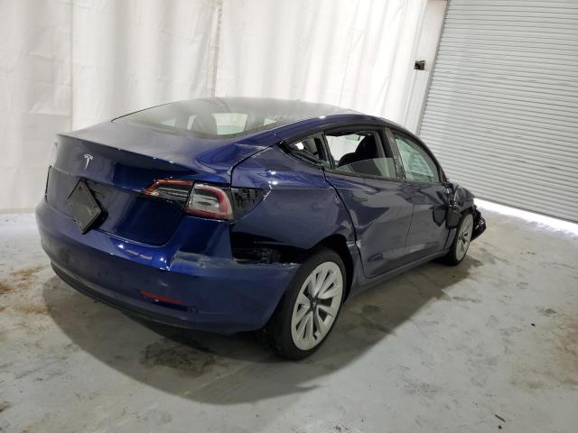 5YJ3E1EA0PF437398 - 2023 TESLA MODEL 3 BLUE photo 3