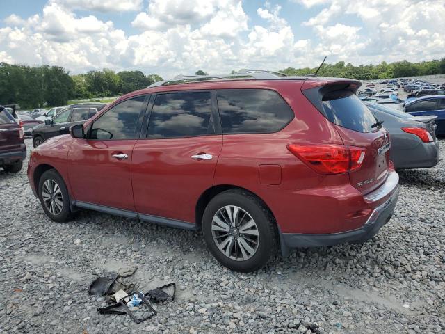 5N1DR2MN8HC618858 - 2017 NISSAN PATHFINDER S RED photo 2