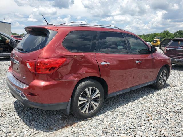 5N1DR2MN8HC618858 - 2017 NISSAN PATHFINDER S RED photo 3