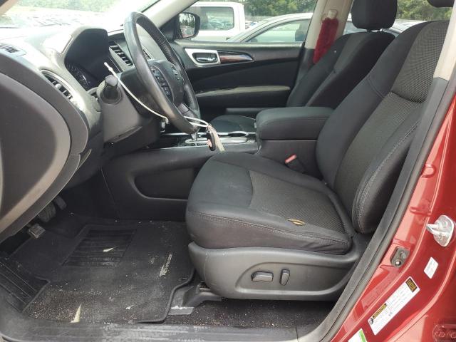 5N1DR2MN8HC618858 - 2017 NISSAN PATHFINDER S RED photo 7