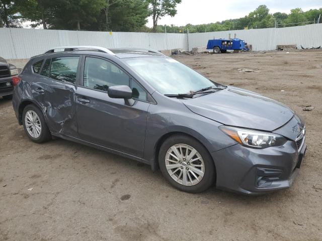 4S3GTAB68J3709062 - 2018 SUBARU IMPREZA PREMIUM GRAY photo 4