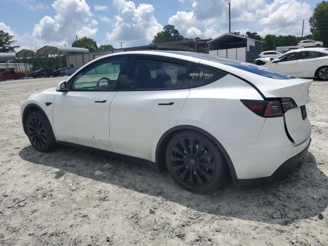 5YJYGDEE2MF203411 - 2021 TESLA MODEL Y Biały zdjęcie 2