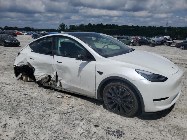5YJYGDEE2MF203411 - 2021 TESLA MODEL Y Biały zdjęcie 4