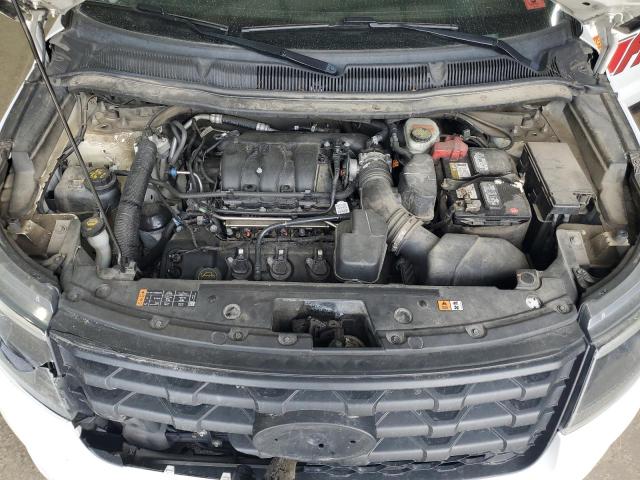 1FM5K8AR8HGA77175 - 2017 FORD EXPLORER POLICE INTERCEPTOR Blanco foto 12