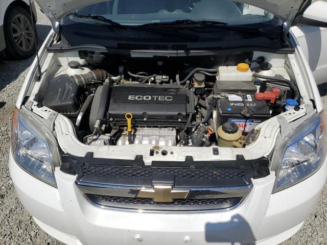 KL1TD5DE0AB122679 - 2010 CHEVROLET AVEO LS WHITE photo 11