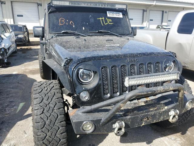 1C4BJWEG3FL530419 - 2015 JEEP WRANGLER U SAHARA BLACK photo 9