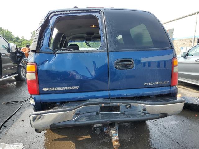 3GNGK26U62G347725 - 2002 CHEVROLET SUBURBAN K2500 BLUE photo 6