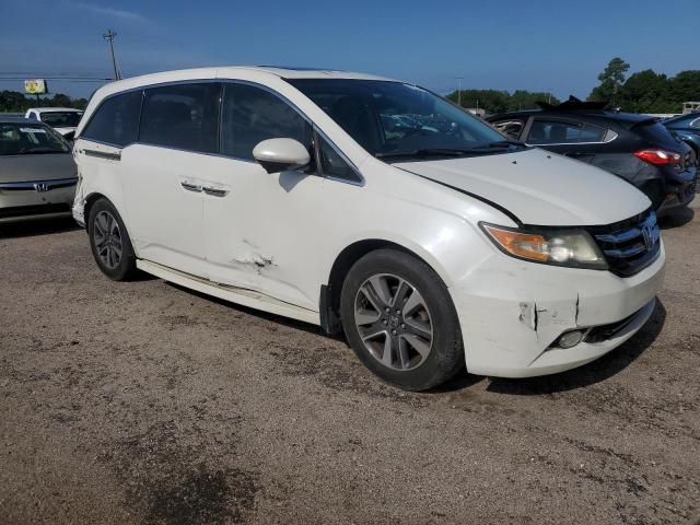 5FNRL5H92EB004025 - 2014 HONDA ODYSSEY TOURING WHITE photo 4