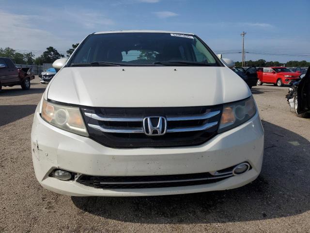 5FNRL5H92EB004025 - 2014 HONDA ODYSSEY TOURING WHITE photo 5