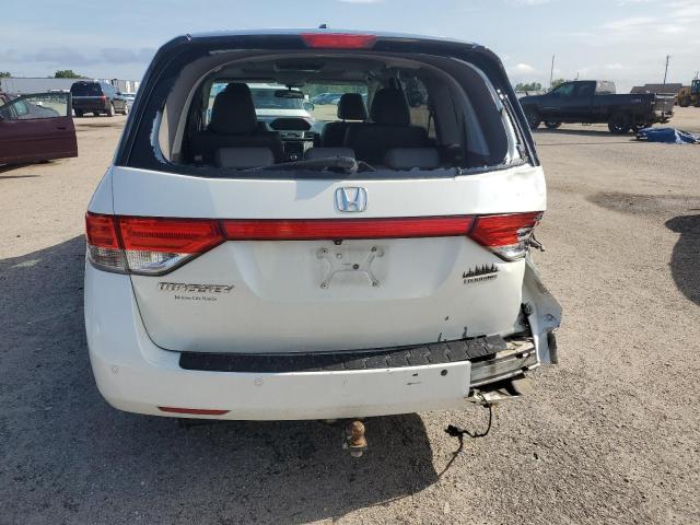 5FNRL5H92EB004025 - 2014 HONDA ODYSSEY TOURING WHITE photo 6