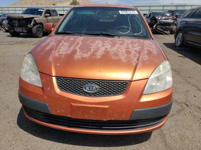 KNADE223596443841 - 2009 KIA RIO BASE RED photo 5