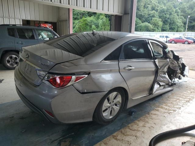 KMHEC4A41DA079034 - 2013 HYUNDAI SONATA HYBRID SILVER photo 3