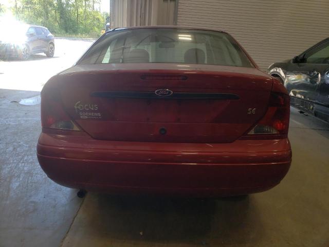 1FAFP34303W263558 - 2003 FORD FOCUS SE COMFORT RED photo 6